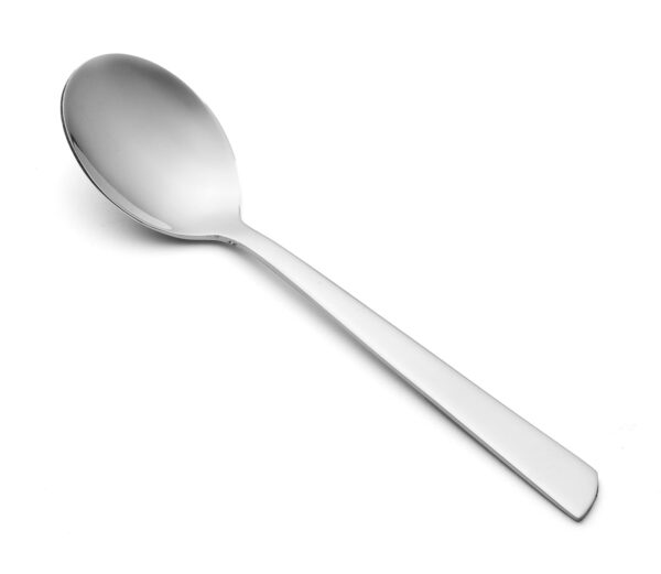 ProCuisinier Cuillère à Café Cuillerée à Soupe - Monobloc d'une Pièce Acier Inoxydable 18/10 et 140 mm Couleur Argent