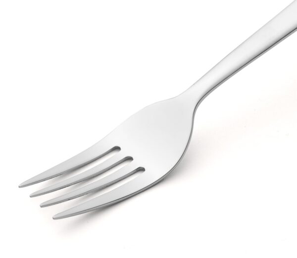 ProCuisinier Fourchette à Dessert Fourchette de Table - Monobloc d'une Pièce Acier Inoxydable 18/10 et 180 mm Couleur Argent – Image 4