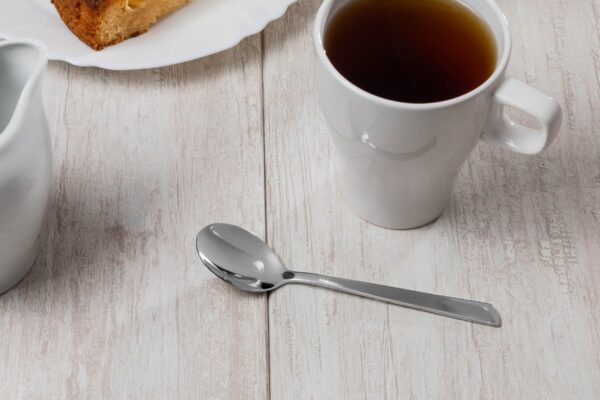 ProCuisinier Cuillère à Café Cuillerée à Soupe - Monobloc d'une Pièce Acier Inoxydable 18/10 et 140 mm Couleur Argent – Image 2