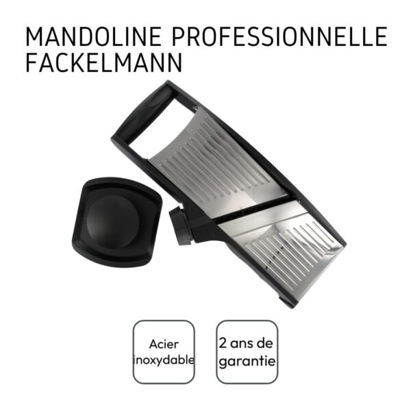 ProCuisinier 685506 Mandoline professionnelle, mandoline manuelle, tranche légumes, mandoline pour légumes – Image 4