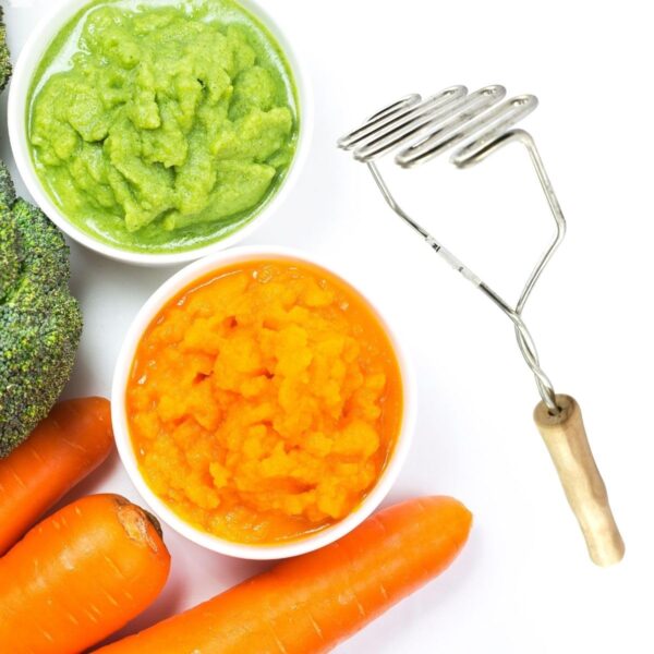 ProCuisinier 521417 Presse purée manuel, presse légumes, presse purée professionnel, écrase légumes, Bois – Image 6
