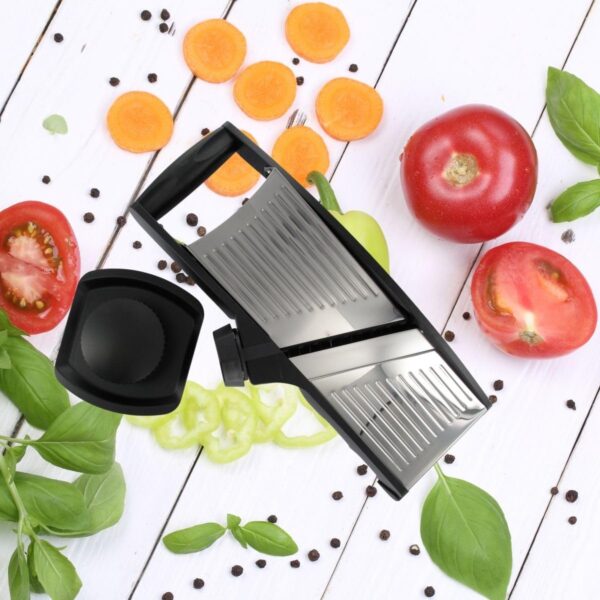 ProCuisinier 685506 Mandoline professionnelle, mandoline manuelle, tranche légumes, mandoline pour légumes – Image 6